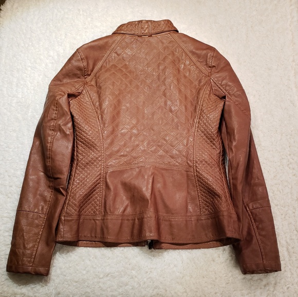 NWOT Guess Faux Leather Women's Jacker - Picture 4 of 6
